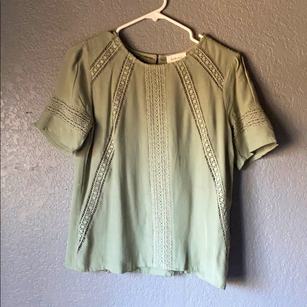 Sage green shirt